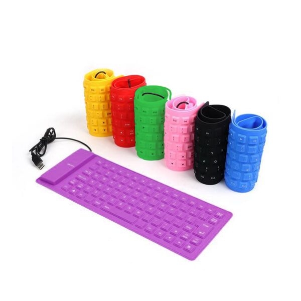 Teclado flexible de silicona