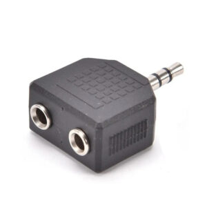 Adaptador Miniplug a 2 Miniplug hembra