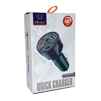 Cargador para auto 12V USB y TIPO C - CAR53005 - Imagen 2