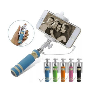 Mini palo extensible para selfies (con cable)