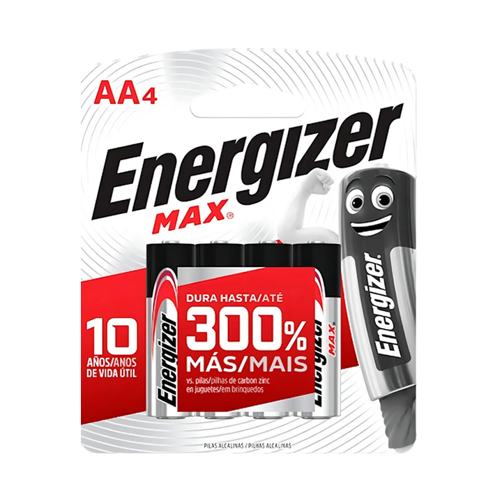 Pila AA alcalina Energizer MAX x4